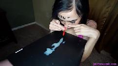 Cum snorting face fuck jasmine dark